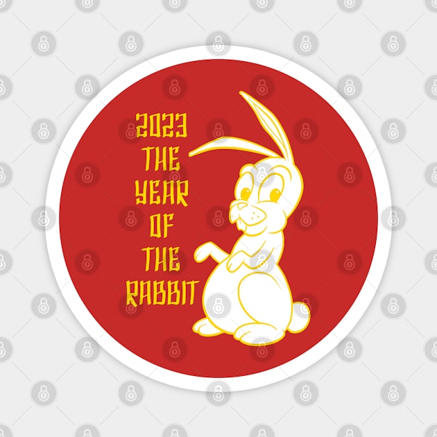 Year of the Rabbit Magnet by Generic Mascots